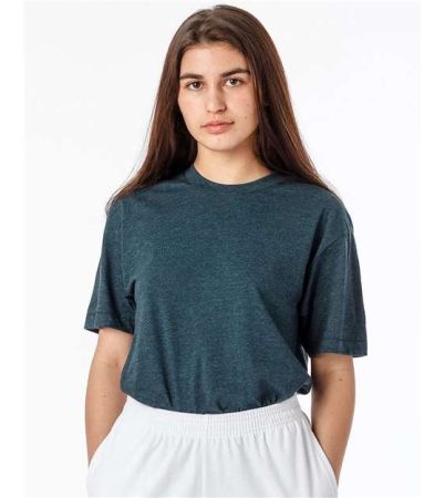 Los Angeles Apparel Unisex USA-Made 50/50 Poly/Cotton T-Shirt FF01