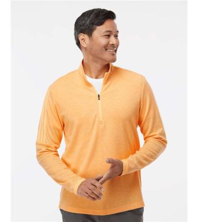 Adidas Men's 3-Stripes Quarter-Zip Sweater Pullover A554