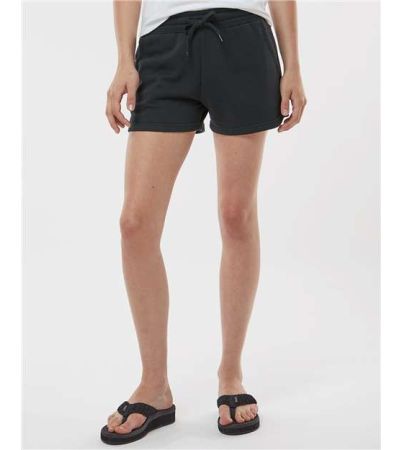 Independent Trading Co. Women’s Lightweight California Wave Wash Fleece Shorts PRM20SRT