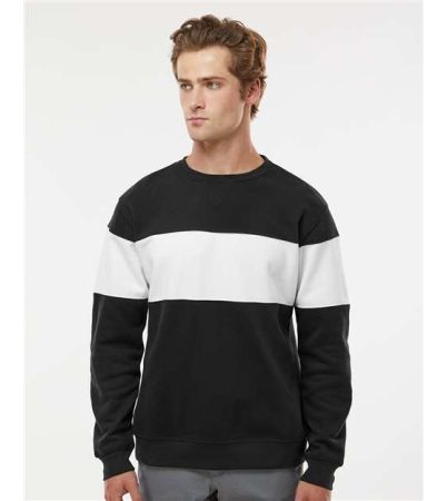J. America Unisex Varsity Fleece Crewneck Sweatshirt 8646