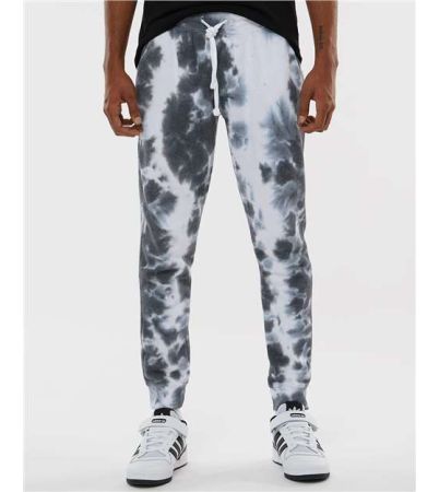 J. America Unisex Tie-Dyed Fleece Joggers 8884