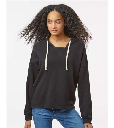 MV Sport Women's Angel Fleece Crop Hooded Sweatshirt W23101