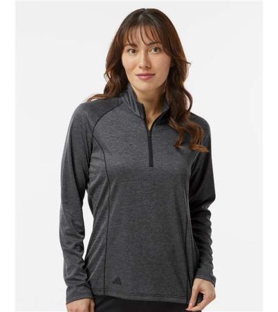 Adidas Women's Space Dyed Quarter-Zip Pullover A594