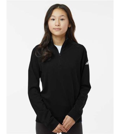Adidas Youth Performance Quarter-Zip Pullover A4001