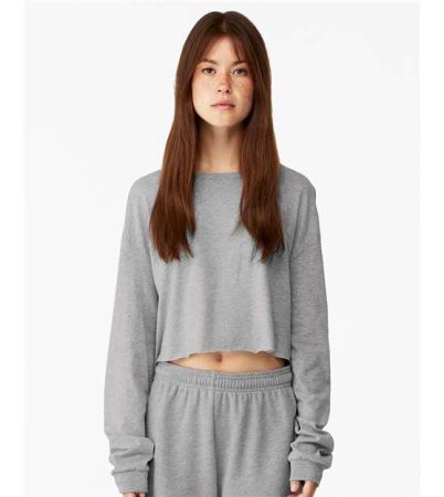 BELLA + CANVAS Women's FWD Fashion Crop Long Sleeve Tee 6501