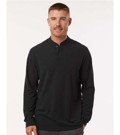 Adidas Men's Henley Long Sleeve T-Shirt A597