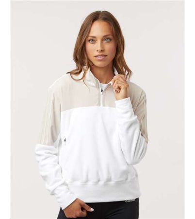 Adidas Women's Fleece Quarter-Zip Pullover A601