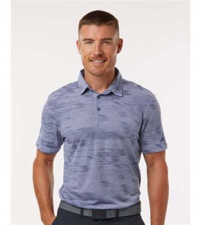 Adidas Men's Ultimate365 Textured Stripe Polo A2005