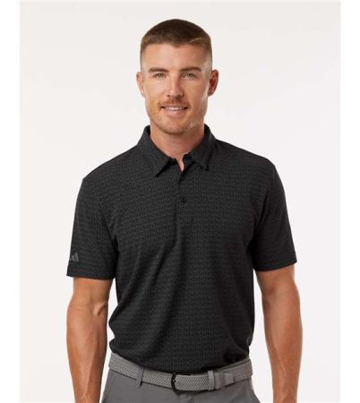 Adidas Men's Blended Printed Polo A702