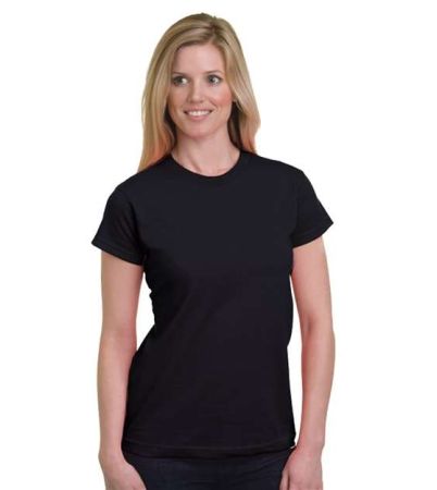 Bayside Women's USA-Made Fine Jersey T-Shirt 5850