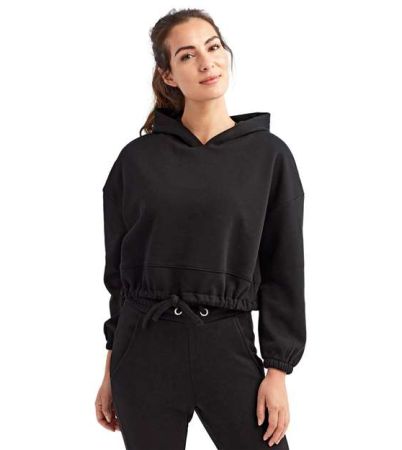 TriDri Women's Cropped Maria Hooded Sweatshirt TD085