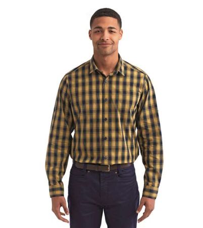 Artisan Collection by Reprime Men's Mulligan Check Cotton Shirt RP250