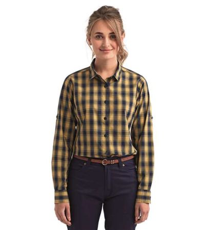 Artisan Collection by Reprime Women's Mulligan Check Cotton Dress Shirt RP350