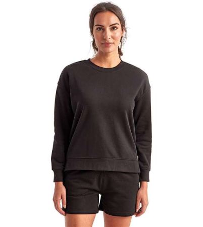 TriDri Women's Billie Side-Zip Crewneck Sweatshirt TD600