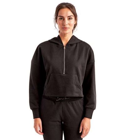 TriDri Women's Alice Half-Zip Hooded Sweatshirt TD077