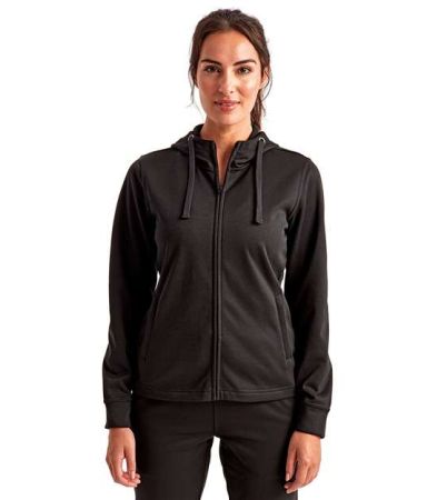 TriDri Women's Spun Dyed Full-Zip Hooded Sweatshirt TD498