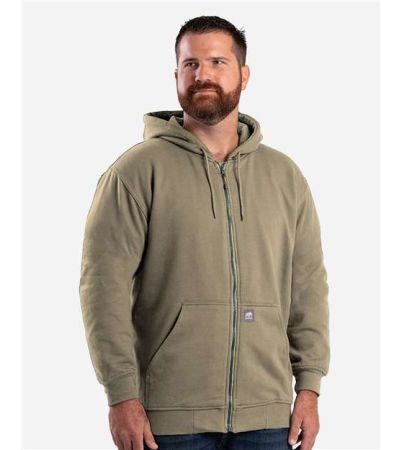 Berne Apparel Men's Tall Heritage Thermal-Lined Full-Zip Hooded Sweatshirt SZ101T
