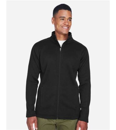 Devon & Jones Men's Bristol Full-Zip Sweater Fleece Jacket DG793