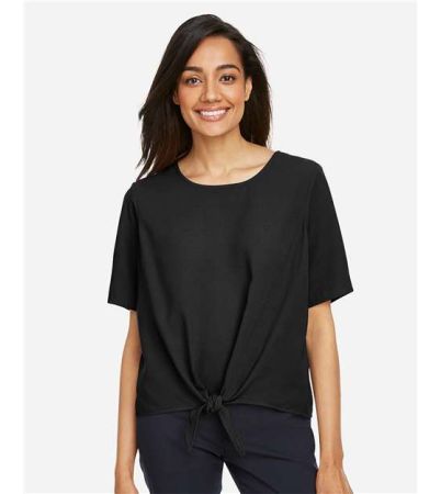 Devon & Jones Women's Perfect Fit™ Tie Front Blouse DP617W