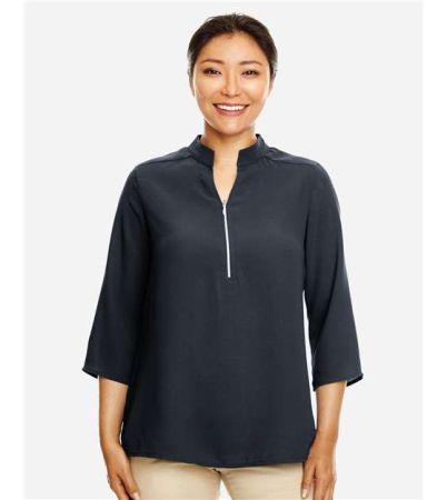 Devon & Jones Women's Perfect Fit™  Three-Quarter Sleeve Crepe Tunic DP611W