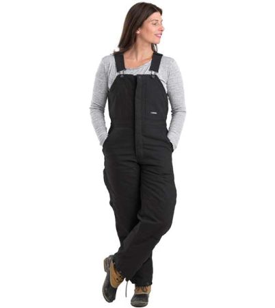 Berne Apparel Women's Softstone Duck Insulated Bib Overall WB515