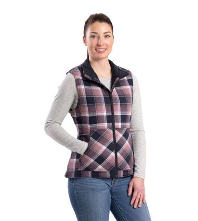 Berne Apparel Women's Insulated Flannel Vest WV16