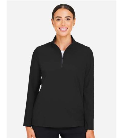 Devon & Jones Women's CrownLux Performance® Windsor Welded Quarter-Zip Pullover DG410W