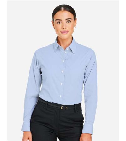 Devon & Jones Women's CrownLux Performance® Microstripe Dress Shirt DG537W