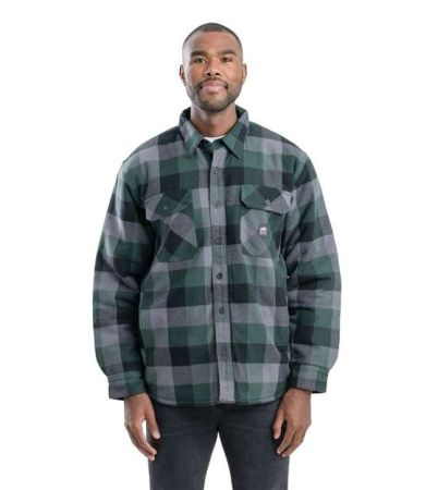 Berne Apparel Men's Tall Timber Flannel Shirt Jacket SH69T