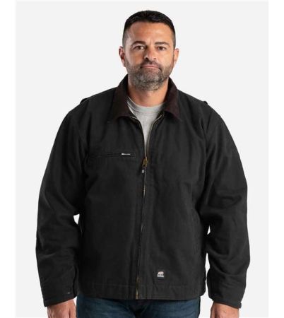 Berne Apparel Men's Highland Washed Gasoline Jacket J374