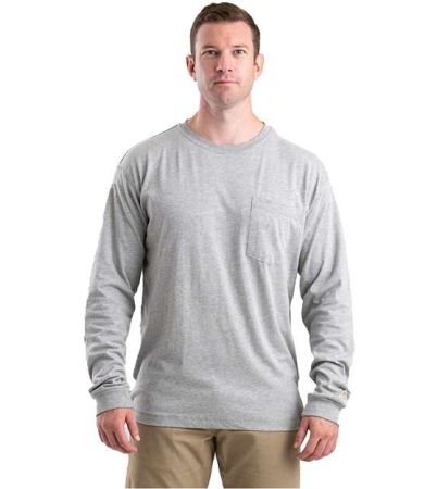 Berne Apparel Men's Performance Long Sleeve Pocket T-Shirt BSM40