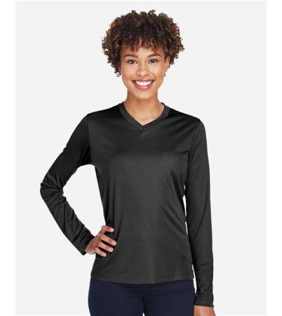 Team 365 Women's Zone Performance Long Sleeve T-Shirt TT11WL