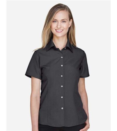 Harriton Women's Barbados Textured Camp Shirt M560W