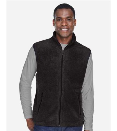 Harriton Unisex Fleece Full-Zip Vest M985