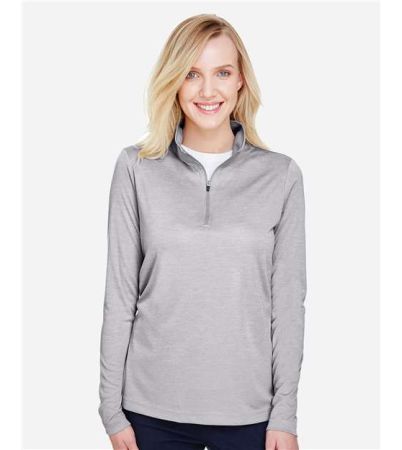Team 365 Women's Zone Sonic Heather Performance Quarter-Zip Pullover TT31HW