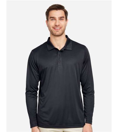 Team 365 Men's Zone Performance Long Sleeve Polo TT51L