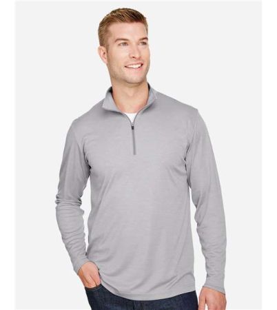 Team 365 Men's Zone Sonic Heather Performance Quarter-Zip Pullover TT31H