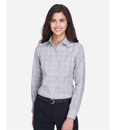Devon & Jones Women's Crown Collection® Glen Plaid Woven Dress Shirt DG520W