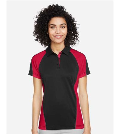 Harriton Women's Advantage Snag Protection Plus IL Colorblock Polo M385W