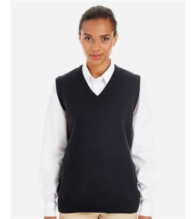 Harriton Women's Pilbloc™ V-Neck Sweater Vest M415W