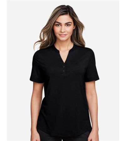 North End Women's JAQ Snap-Up Stretch Performance Polo NE100W