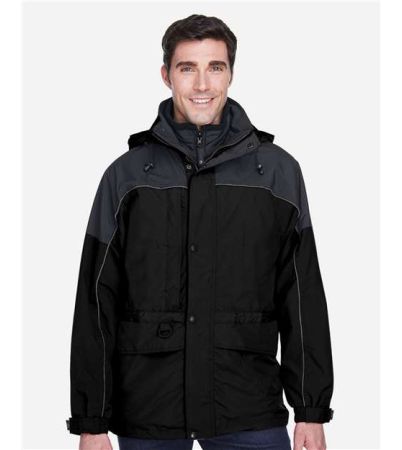 North End Men's 3-in-1 Two-Tone Parka 88006