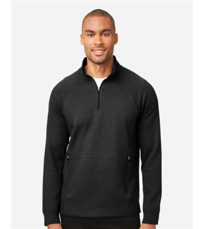 North End Men's Rhythm Waffle Quarter-Zip Pullover NE200