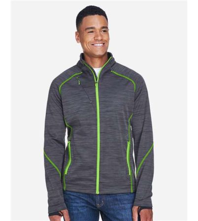 North End Men's Flux Mélange Bonded Fleece Jacket 88697