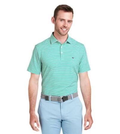vineyard vines Men's Heathered Winstead Sankaty Polo G011145