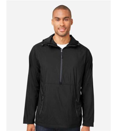 North End Men's Aura Lightweight Packable Anorak NE810
