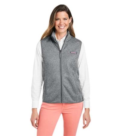 vineyard vines Women's Mountain Sweater Fleece Vest O001411