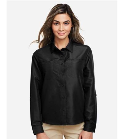 Harriton Women's Key West Performance Staff Shirt M580LW