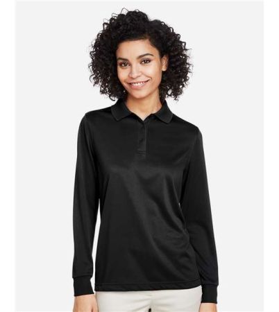 Harriton Women's Advantage Snag Protection Plus IL Long Sleeve Polo M348LW