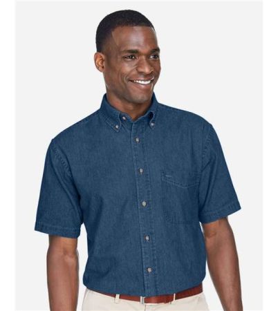 Harriton Men's Denim Shirt M550S